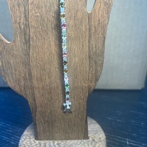 Source Unknown Silver Beaded Bracelet